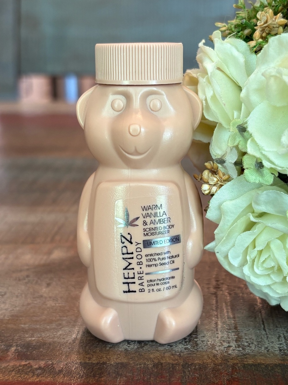 HEMPZ Bare Body WARM VANILLA & AMBER Scented Body MOISTURIZER Limited Edition!